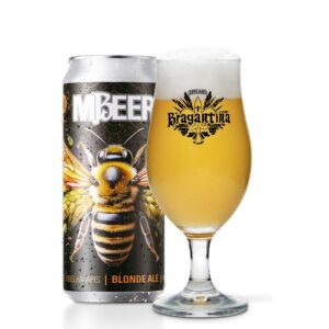 Bragantina Mbeer Blonde Ale com Mel de Apis - Cervejaria Bragantina